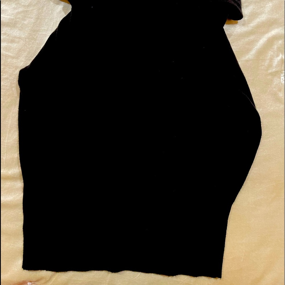 Black turtle neck sweater